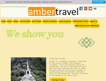 Tablet Screenshot of ambertravel.com